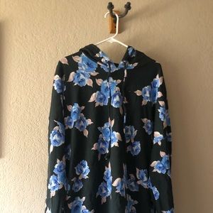 Floral Hoodie Dress